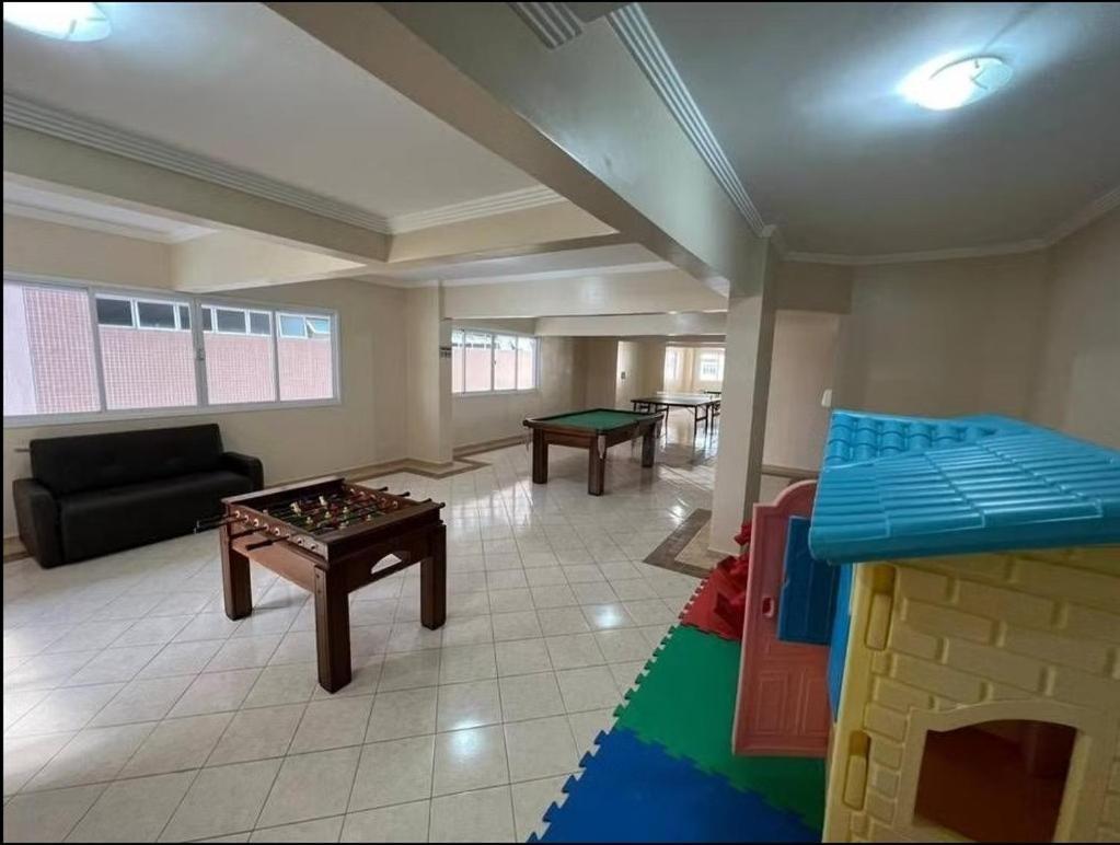 Apto Vista Mar, 8 Pessoas, Varanda Gourmet, Pe Na Areia! Praia Grande  Bagian luar foto